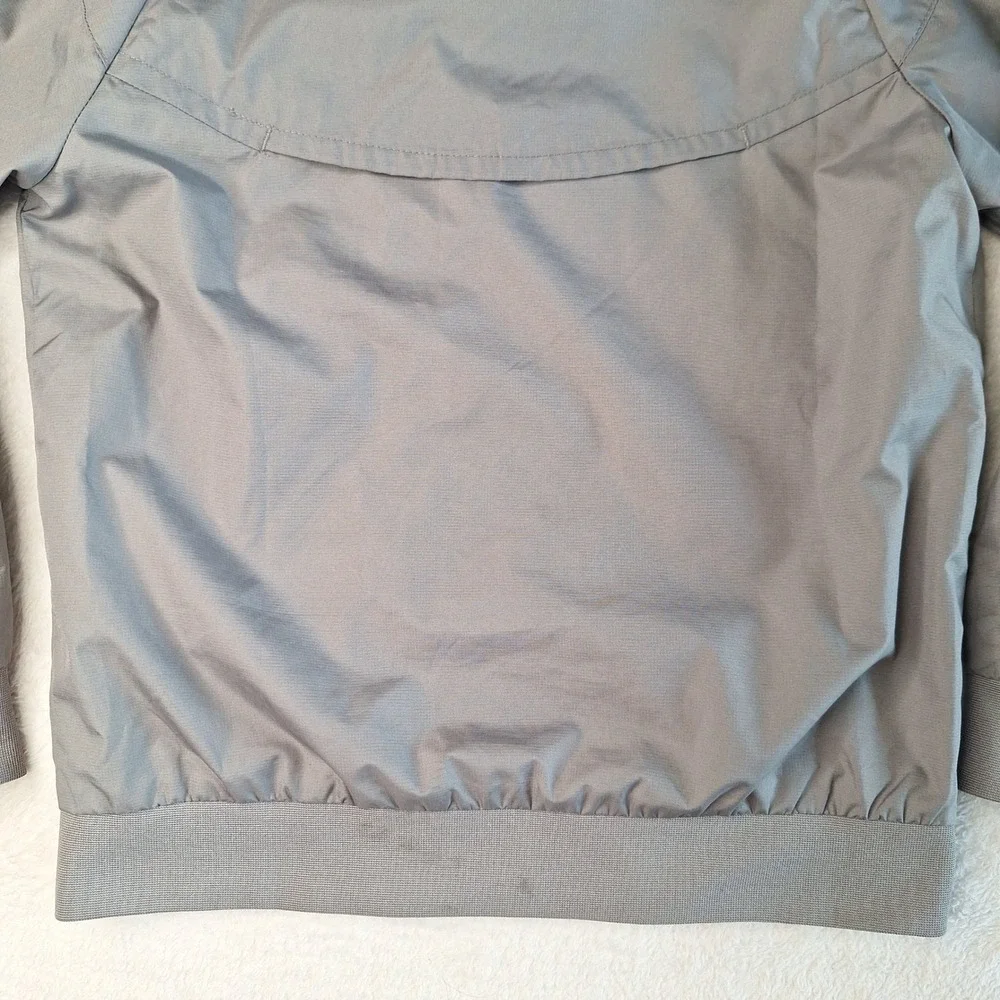 Nike Kids Gray Windrunner Full Zip Hooded‎ Windbreaker Jacket Size 7 6-7Y